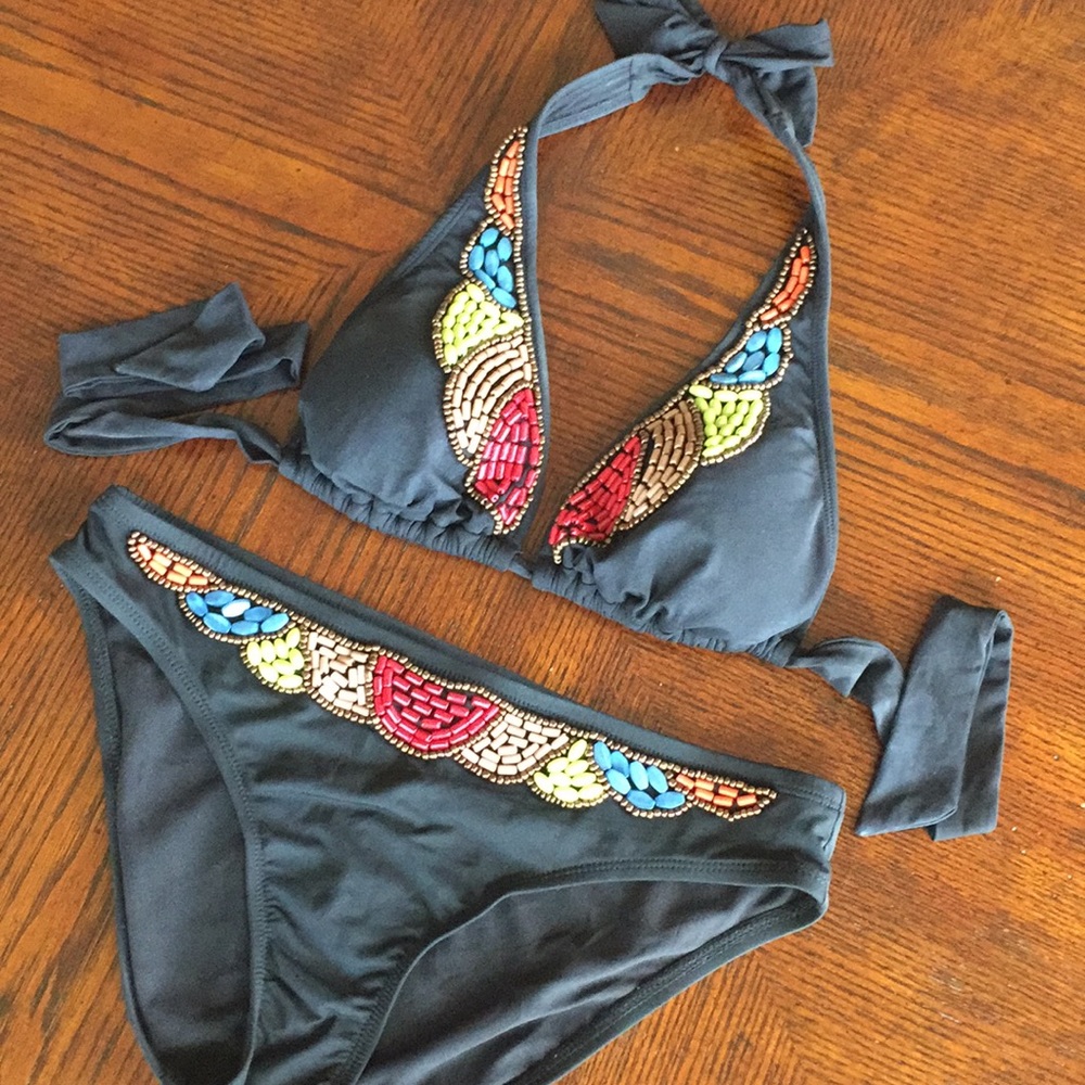 🥳Beaded swimsuit!!!
